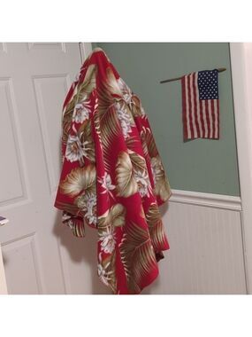Kahala Creations Fleece Lap Blanket Tropical Flowers Hawaii USA